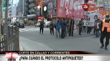 Corte en Corrientes y Callao
