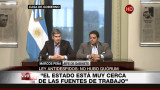 Ley Antidespidos - Peña y Triaca en Casa Rosada - Canal 26