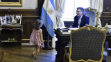 Macri y su hija Antonia