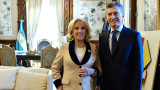 Mirtha Legrand y Mauricio Macri en Casa Rosada (NA)