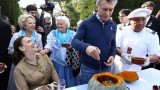 Locro en Olivos - Macri