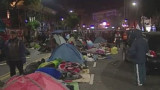 Acampe en Plaza de Mayo