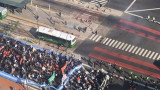 Corte en la 9 de Julio