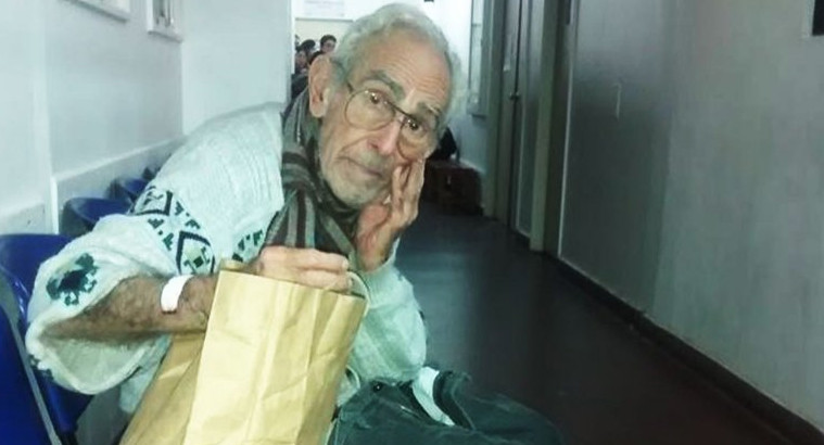 Ricardo Barreda en un hospital