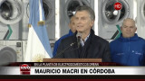 Macri en Córdoba - Fábrica de Drean - Canal 26 - 26-5-16
