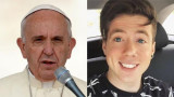 El Papa con Youtubers