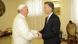 Macri y el Papa Francisco