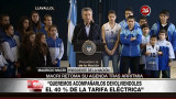 Anuncio de Macri por tarifas - 6-6-16 - Canal 26