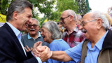 Macri con jubilados