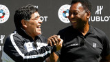 Maradona y Pelé (Reuters)