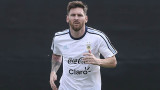 Messi entrenando en Estados Unidos