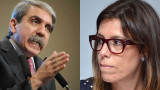 Aníbal Fernández y Laura Alonso