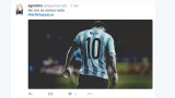 Apoyo a Messi en las redes sociales
