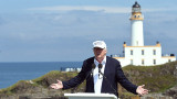 Trump en Escocia (Reuters)