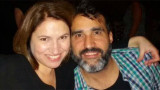 Fernanda Iglesias y su marido