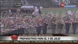 Preparativos de fiesta del Bicentenario (Canal 26)