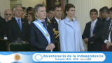 Bicentenario - Macri y Awada en Tedeum