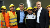 Macri inauguró estación de subte (NA)