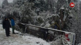 Volcó un micro en Bariloche - Canal 26