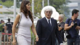 Bernie Ecclestone y su esposa