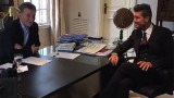 Macri y Tinelli en Olivos