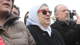 Hebe de Bonafini en Plaza de Mayo (DYN)