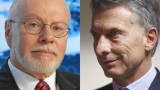 Paul Singer y Mauricio Macri