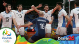 Río 2016 - Festejo del voley argentino