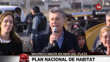 Macri y Vidal en Mar del Plata - Plan de Hábitat