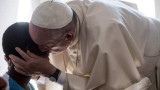El papa con ex prostitutas