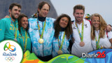 Lange y Carranza con medalla de Oro - Río 2016