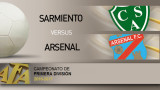 Fútbol Primera División 2016-17 - Sarmiento vs. Arsenal