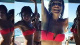 Baile sensual de Pampita y sus amigas