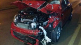 Accidente con un Mini Cooper
