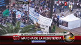 Marcha de la resistencia en Plaza de Mayo