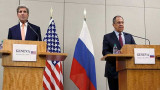 John Kerry y Serguei Lavrov