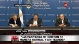 Reunión Gobierno y CGT (Canal 26)