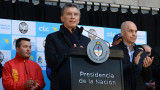 Macri en Villa Soldati (DYN)