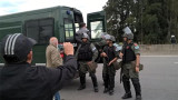 Represión y desalojo en Exaltación de la Cruz