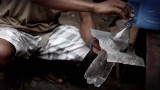 Luz con botellas de plástico