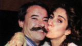 Georgina Barbarossa y su marido