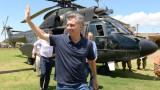 helicóptero de Mauricio Macri