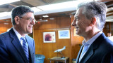 Jack Lew y Mauricio Macri