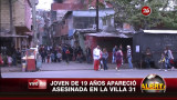 Joven asesinada en Villa 31 - Canal 26