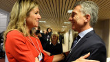 Máxima y Macri 