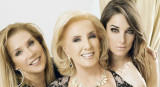 Mirtha Legrand junto a Marcela Tinayre y Juanita Viale