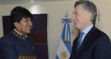 Evo Morales y Mauricio Macri (NA)