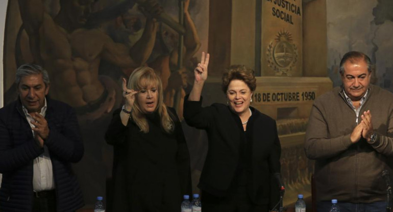 CGT junto a Dilma Rousseff, NA