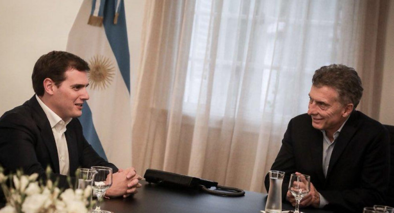 Mauricio Macri y Albert Rivera en Olivos - Reunión - Ciudadanos