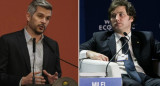 Marcos Peña y Javier Milei